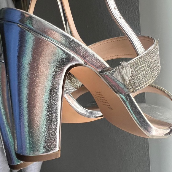 Silver Rhinestone Heels - Picture 4 of 6